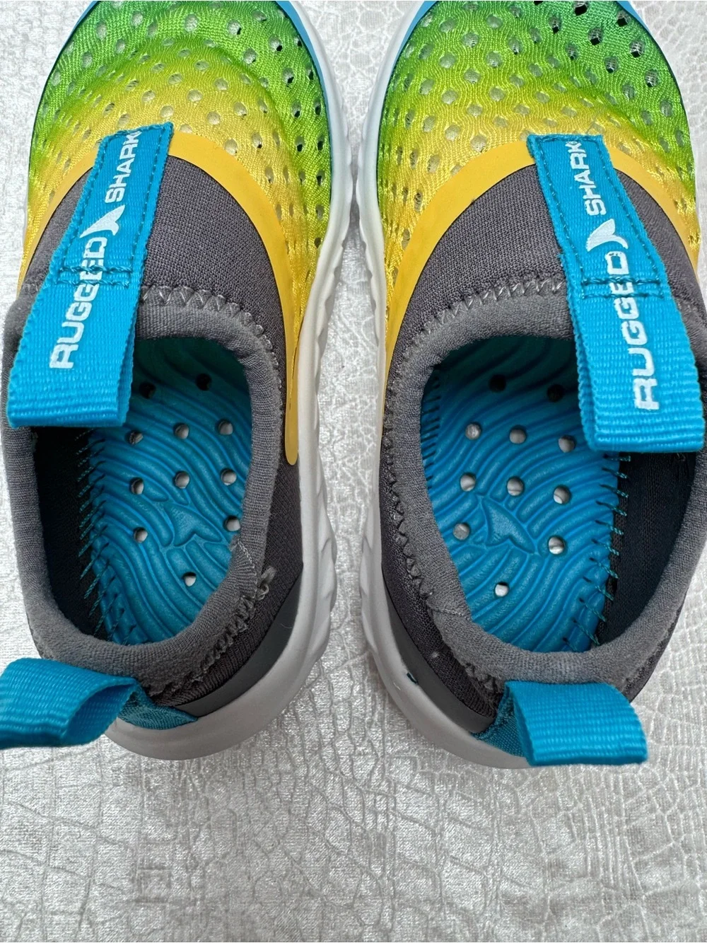 Rugged Shark toddler Size 7 Boy’s water sneakers